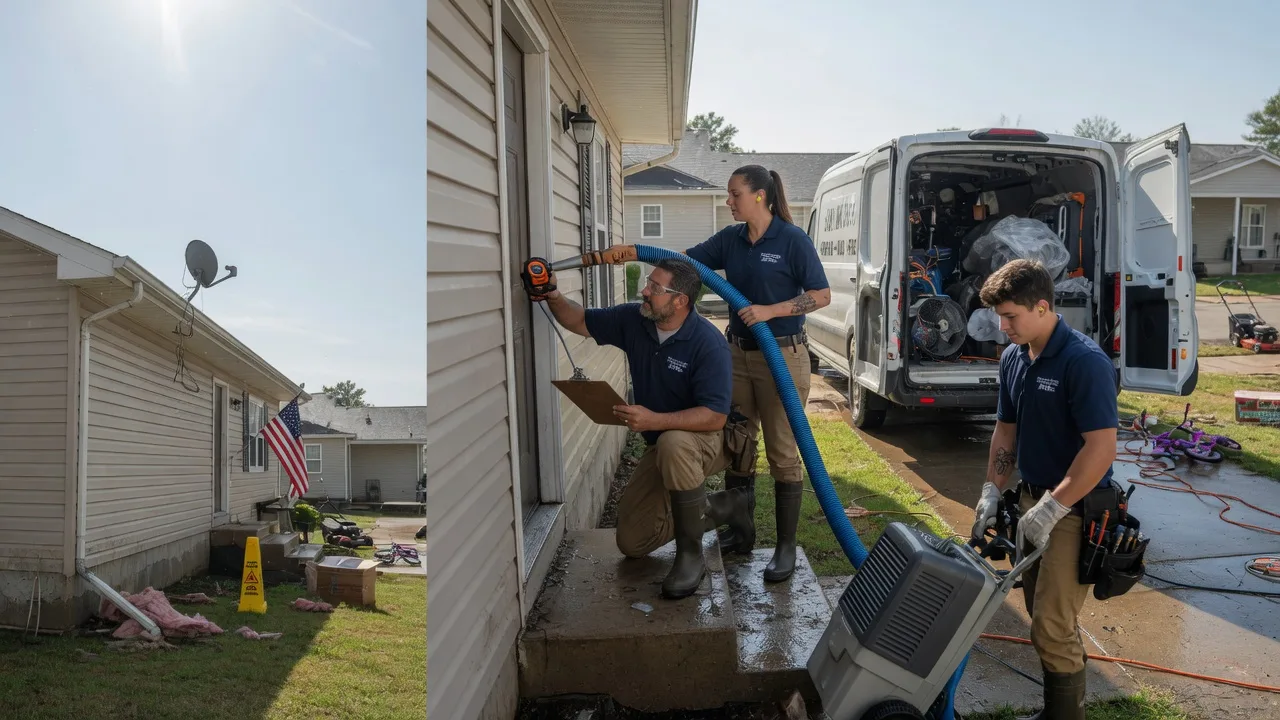 Ceiling Water Damage Restoration in Niota, TN near me